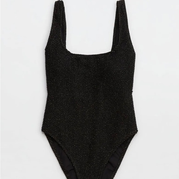 Aerie Lurex Crinkle Cut One-Piece - Picture 6 of 6